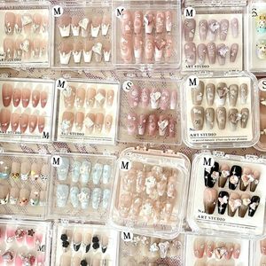 <span class=keywords><strong>Ongles</strong></span> <span class=keywords><strong>de</strong></span> presse en acrylique faits à la main <span class=keywords><strong>ongles</strong></span> artificiels longs et épais <span class=keywords><strong>de</strong></span> couleur Aurora Phantom peint lapin Pile perceuse cercueil doigt - Product Image 2