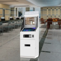 21.5 pouces kiosques de paiement en libre-service de documents à balayage automatique pour hôpital/banque