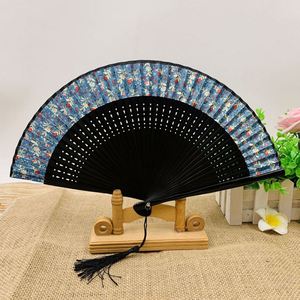 Abanicos de Bambú Hechos a Mano para Mujer, Pequeños, de Tela, Venta al Por Mayor - Product Image 2