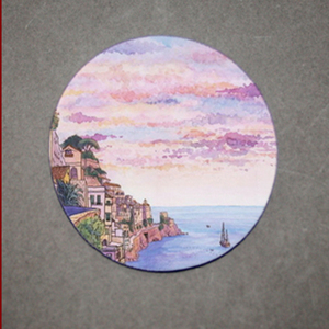 Topjlh Sublimation Blank Silicone Coaster Custom Logo White Blank Table Pad for Drinks Made of Silicone Promotional Gift DIY