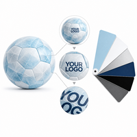 Ballons de football personnalisés taille 5, thermocollés, cousus à la machine, en cuir, pour votre équipe, OEM ODM, club de jeunes, lycée, en PU, sur commande