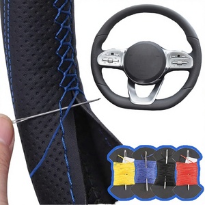 MRBULLS Housse de <span class=keywords><strong>volant</strong></span> populaire à 3 branches en cuir artificiel cousue à la main pour Toyota <span class=keywords><strong>RAV4</strong></span> 2026 - Product Image 5