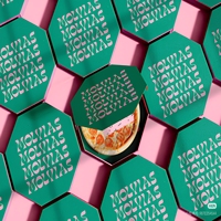 Boîtes à pizza personnalisées imprimées, emballages alimentaires personnalisés à motifs colorés, boîtes cadeaux pliables pour la livraison à emporter et les cadeaux de fête