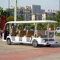 Bus Touristique Électrique DZY 4-14 Places à Recharge Solaire. Véhicule Personnalisable pour Tours et Navette d'Aéroport.