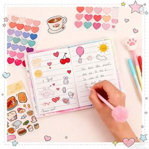 Customized Luxury Promotional Personalized Fur Notebook Bulk High Quality Eco Friendly <b>A4</b> A5 <b>Diary</b> for School - Product Image 3