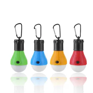 Lampe Led Portable avec crochet pour tente, lampe d'urgence suspendue pour Camping, randonnée, pêche