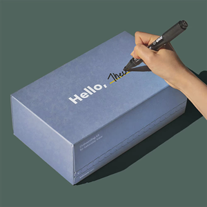 Phân Hủy Sinh Học Tóc Giả Quần Áo Áo Len Lễ hội Bao Bì Kraft Tear Dải Giấy Vận Chuyển Bưu Phẩm Hộp Với Biểu Tượng Tùy Chỉnh - Product Image 2