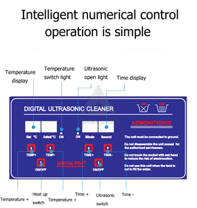 Nettoyeur à ultrasons 0.8L 1.3L 2L 6.5L 10L 22L 30L Appareils ménagers à ultrasons de lavage portables - Product Image 4