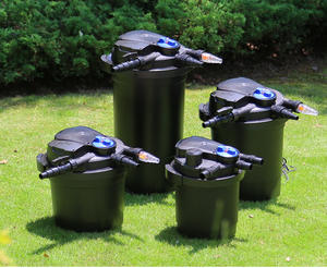 Filtre à tambour bio-pressé en plastique écologique série CPF 50W <span class=keywords><strong>UV</strong></span> <span class=keywords><strong>pour</strong></span> <span class=keywords><strong>bassin</strong></span> à carpes koï, élégant <span class=keywords><strong>pour</strong></span> les espaces de vie intérieurs - Product Image 2