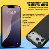 Étui de protection en cuir véritable pour iPhone 18 Pro/18 Pro Max - Housse antichoc magnétique - Vente en gros OEM ODM