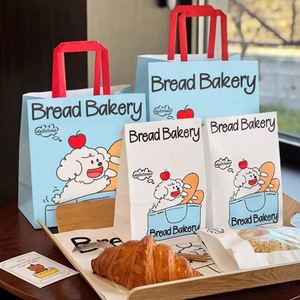 Bolsa de Papel Kraft Ecológica y Biodegradable Personalizada para Comida Rápida para Llevar, Bolsa de Papel para Repostería, Embalaje para Llevar - Product Image 2