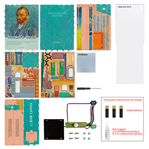 Tonecheer-<span class=keywords><strong>casa</strong></span> de muñecas de <span class=keywords><strong>Vincent</strong></span> World, kits de <span class=keywords><strong>casa</strong></span> de muñecas de madera - Product Image 5