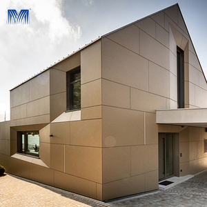 Rắn Đơn Veneer Nhỏ Tòa Nhà Chọc Trời Đơn Nhôm <span class=keywords><strong>Shading</strong></span> Thông Gió Mặt Tiền Màn Hình Khắc Bảng Điều Khiển Khu Dân Cư Bức Tường Rèm - Product Image 2