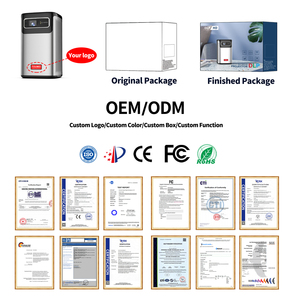 โปรเจคเตอร์พกพา DLP ปรับคีย์สโตนอัตโนมัติ โปรเจคเตอร์อัจฉริยะ รองรับ <span class=keywords><strong>Netflix</strong></span> <span class=keywords><strong>4K</strong></span> รีโมทสั่งงานด้วยเสียง Google แบตเตอรี่ในตัว เหมาะสำหรับห้องนอน - Product Image 5