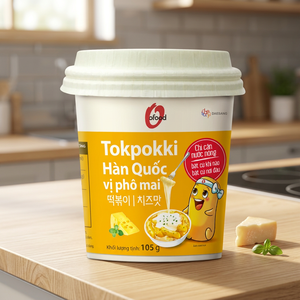 Korean Instant Cheese Tokpokki Cup 105g Wholesale O'food | Instant Ready-to-Eat Product - Product Image 4