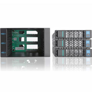 3 bole Hot Swap Storage 3.5 "/2.5" Hard Disk Drive custodia gabbia SAS SATA3 2 posizioni unità ottica a 3 cassetti modulo SATA3 Box - Product Image 3
