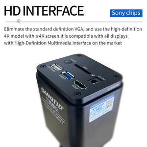 SANQTID TD-T167 Obiettivo per Microscopio Digitale Apocromatico 4K ad Alta Definizione con <span class=keywords><strong>Zoom</strong></span> Ultra 1.67X (0.3-3.0X), Messa a Fuoco Manuale, LED - Product Image 6
