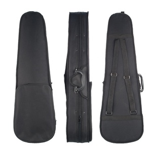 <span class=keywords><strong>NAOMI</strong></span> – étui rigide pour violon 4/4-1/8, sac à dos professionnel de base de forme triangulaire, Suspension Super légère, étui noir pour violon - Product Image 1