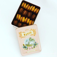 Boîte en fer blanc carrée en gros, boîte à gâteau en métal, pot hermétique vide pour chocolat, biscuits et emballages