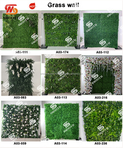 SMOOTH - Panel de Pared de Plantas Artificiales, Directo de Fábrica, Fondo de Pared de Flores Artificiales de 8 pies x 8 pies, en Tela - Product Image 4