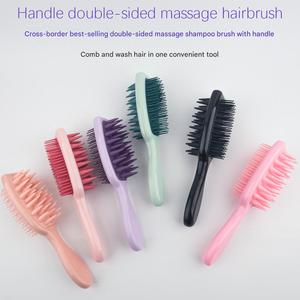 Brosse à shampooing à long manche, produit de soin personnel, peigne de massage du cuir chevelu, brosse à shampooing pour bébé, brosse de bain pour usage domestique - Product Image 4