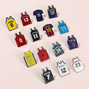 Großhandel 2D Emaille Anstecknadeln Poliertes Eisen Sport abzeichen Mit Cross Angel Custom OEM Fußball mannschaften Pin für Europäer - Product Image 6