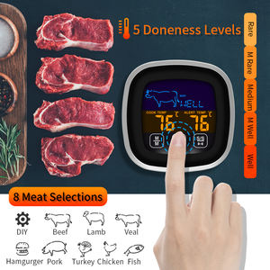 Xiuda Intelligent Digital Touchscreen Küchen grill & Fleisch thermometer mit Sonde Kunststoff ofen Sichere Lebensmittels icherheit 8007S - Product Image 3
