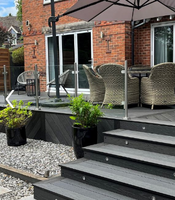 Rampe en verre pour escalier et balcon en acier inoxydable à fixation murale au design moderne avec garantie de 5 ans pour terrasse