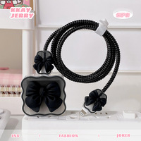 Pour iPhone 18W 20W câble protecteur couverture TPU mignon caoutchouc téléphone portable accessoires données Usb spirale chargeur de câbles protecteur