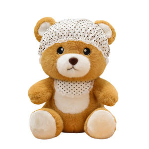 Belo <span class=keywords><strong>Tempo</strong></span> peluche ours en peluche PP coton écharpe conception Super doux confortable lit jeter oreiller enfants compagnon poupée - Product Image 1