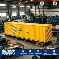 Générateur diesel conteneurisé Baudouin 800KVA-2000KVA 50Hz/60Hz avec alternateur sans balais, type silencieux, démarrage automatique, surveillance à distance
