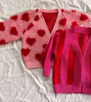 Ensemble de pantalons évasés pour bébé fille 100% coton, doux et chaud, avec motif de nœud, style décontracté, avec cœur