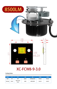 Fábrica al por mayor 300W/35W/100W aluminio LED IP67 impermeable al aire libre e Interior publicidad Gobo Logo piso proyector Luz - Product Image 4
