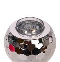 Bouteille d'eau en plastique électroplaqué style chapeau de cowboy et gobelet à paille en forme de boule disco avec couvercle (600 ml) – Verre à boire pour fêtes