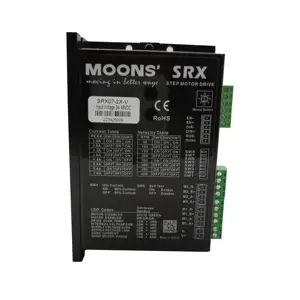 MOONS-controlador <span class=keywords><strong>de</strong></span> Motor Digital IO, controlador <span class=keywords><strong>de</strong></span> función Nema 24 34, accionamiento <span class=keywords><strong>de</strong></span> 2 ejes para SRX07-2X-V CNC, modo <span class=keywords><strong>de</strong></span> velocidad, <span class=keywords><strong>un</strong></span> tirón, dos pasos - Product Image 1