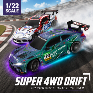 <span class=keywords><strong>Auto</strong></span> <span class=keywords><strong>RC</strong></span> <span class=keywords><strong>Drift</strong></span> in Scala 1/22 Dwi Dowellin, Modello di <span class=keywords><strong>Auto</strong></span> <span class=keywords><strong>RC</strong></span> 2.4GHz 4WD in Lega con Giroscopio e Luci LED per Hobby Adulti - Product Image 1