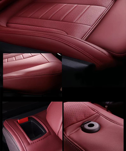Housses de siège auto personnalisées TOPFIT, couverture intégrale, cuir PU, imperméables, toutes saisons, vente en gros d'usine, <span class=keywords><strong>protection</strong></span> de siège auto - Product Image 2