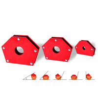 Jeu de pinces de soudage magnétiques avec interrupteur Aimant en ferrite néodyme Supports de soudure moulés par blocs