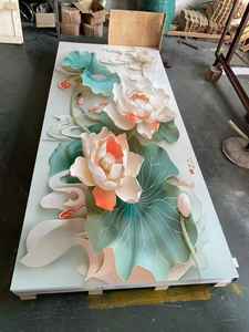 Panneau mural SPC imprimé en 3D, feuille <span class=keywords><strong>de</strong></span> marbre UV, type <span class=keywords><strong>de</strong></span> marbre blanc neige brillant, feuilles <span class=keywords><strong>de</strong></span> PVC, panneau mural en marbre, <span class=keywords><strong>plaque</strong></span> en PVC - Product Image 5