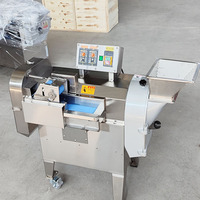 Machine de découpe d'usine fruits légumes coupe trancher légumes racines à feuilles machine de coupe légumes et salade hachoir machine