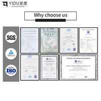 Support de présentation rotatif pour échantillons de pierre métallique personnalisée YIDU, granit, marbre, quartz, carrelage