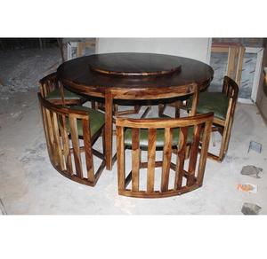 Ensemble de table à manger de luxe, table à manger décorative en céramique marron, table à manger coulissante et ensemble de chaises - Product Image 4