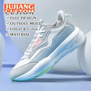 Tùy Chỉnh Thiết Kế 2023 Mới Thời Trang Người Đàn Ông Của Sneakers Mùa Hè Thoáng Khí Thể Thao Giản Dị Giày Màu Xám Chạy Bộ Giày Thể Thao Vài Giày Dép