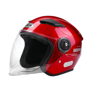 Novedad Casco <span class=keywords><strong>de</strong></span> Motocicleta Abierto 3/4 <span class=keywords><strong>de</strong></span> ABS con Certificación DOT, Doble Visor Modular para Adultos, Fabricado por Marca <span class=keywords><strong>de</strong></span> Primera Línea - Product Image 3