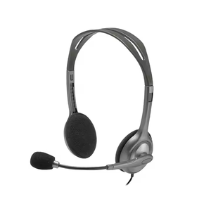 Logitech H111 Casque stéréo filaire original Casque <span class=keywords><strong>Gamer</strong></span> Microphone antibruit Audio 3.5mm pour utilisation téléphonique Bureau - Product Image 1