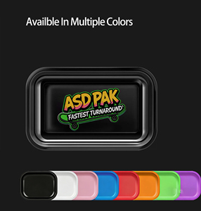 Bandeja Metálica Redonda con Acabado Brillante, Color y Tamaño Personalizados, Accesorios para Fumar Hierbas y Tabaco, Venta al por Mayor, Logotipo Personalizado - Product Image 5