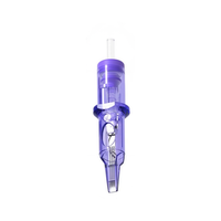 20 aiguilles de tatouage jetables courbées Magnum en acier inoxydable 316, cartouche sûre pour tatouage permanent, sourcils, art corporel, membrane
