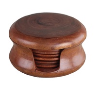 Sous-verres en bois naturel personnalisés en chêne, hêtre, acacia, noyer, écologiques, variés, vierges et unis, pour tasses à café, thé et pots à boisson, vente en gros