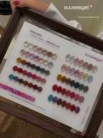 Kit de gel à ongles effet diamant brisé, 35 couleurs, toutes saisons, gel à ongles brillant réfléchissant pour salon de manucure professionnel