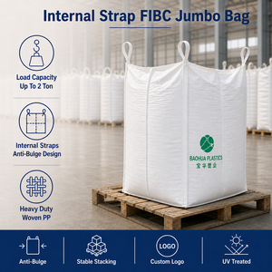 Sacs en vrac 1 tonne 2 tonnes, Big Bag 1500 kg, Jumbo Bag, FIBC, Super Sack pour le stockage <span class=keywords><strong>de</strong></span> sable, ciment, céréales, minerai, aliments, Saco Jumbo 2 Toneladas - Product Image 1
